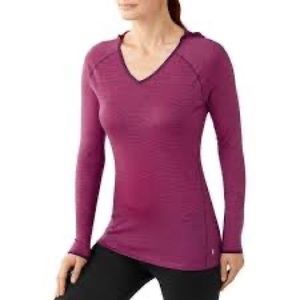 Smartwool Merino Wool Hooded Long Sleeve